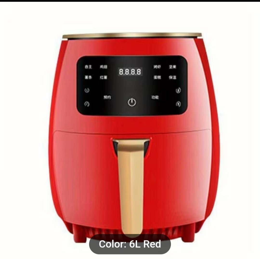 “Air Fryer 6L – Multifunctional, Large Capacity, Oil-Free Cooking”