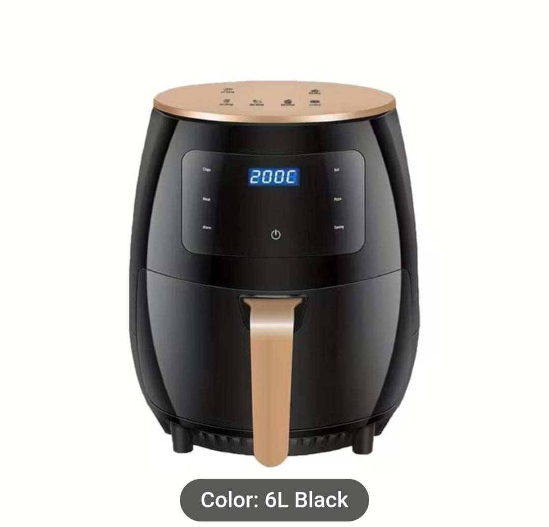 “Air Fryer 6L – Multifunctional, Large Capacity, Oil-Free Cooking”