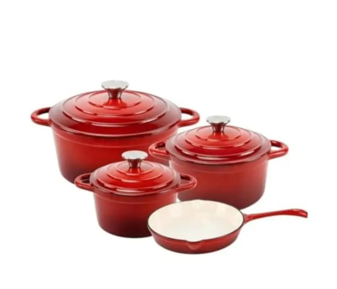 7pcs Cast Iron Cookware Set